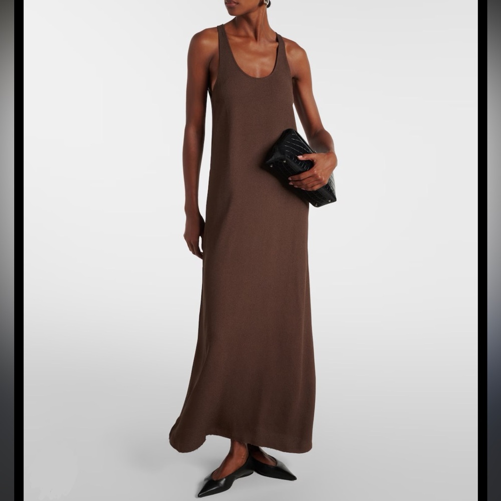 {Toteme} Sablé Midi Dress - Picture 6 of 6